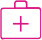 Medical suitcase icon