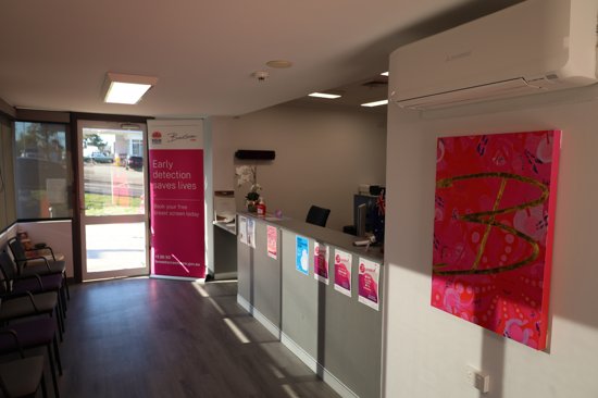 Image inside BreastScreen NSW North Ryde Screening Clinic reception area